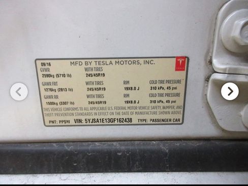 Used 2016 Tesla Model S 75 RWD image 18