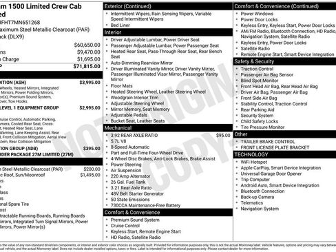 Certified 2021 RAM 1500 Limited w/ Night Edition image 29