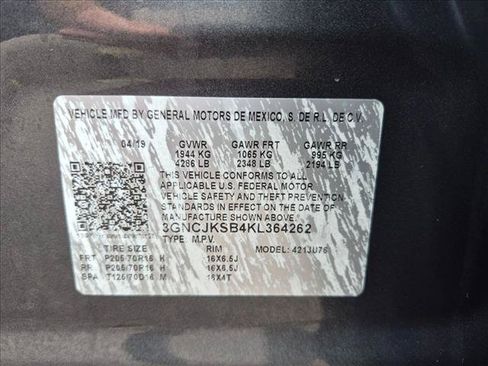 Used 2019 Chevrolet Trax LS w/ LPO, Protection Package FWD image 30