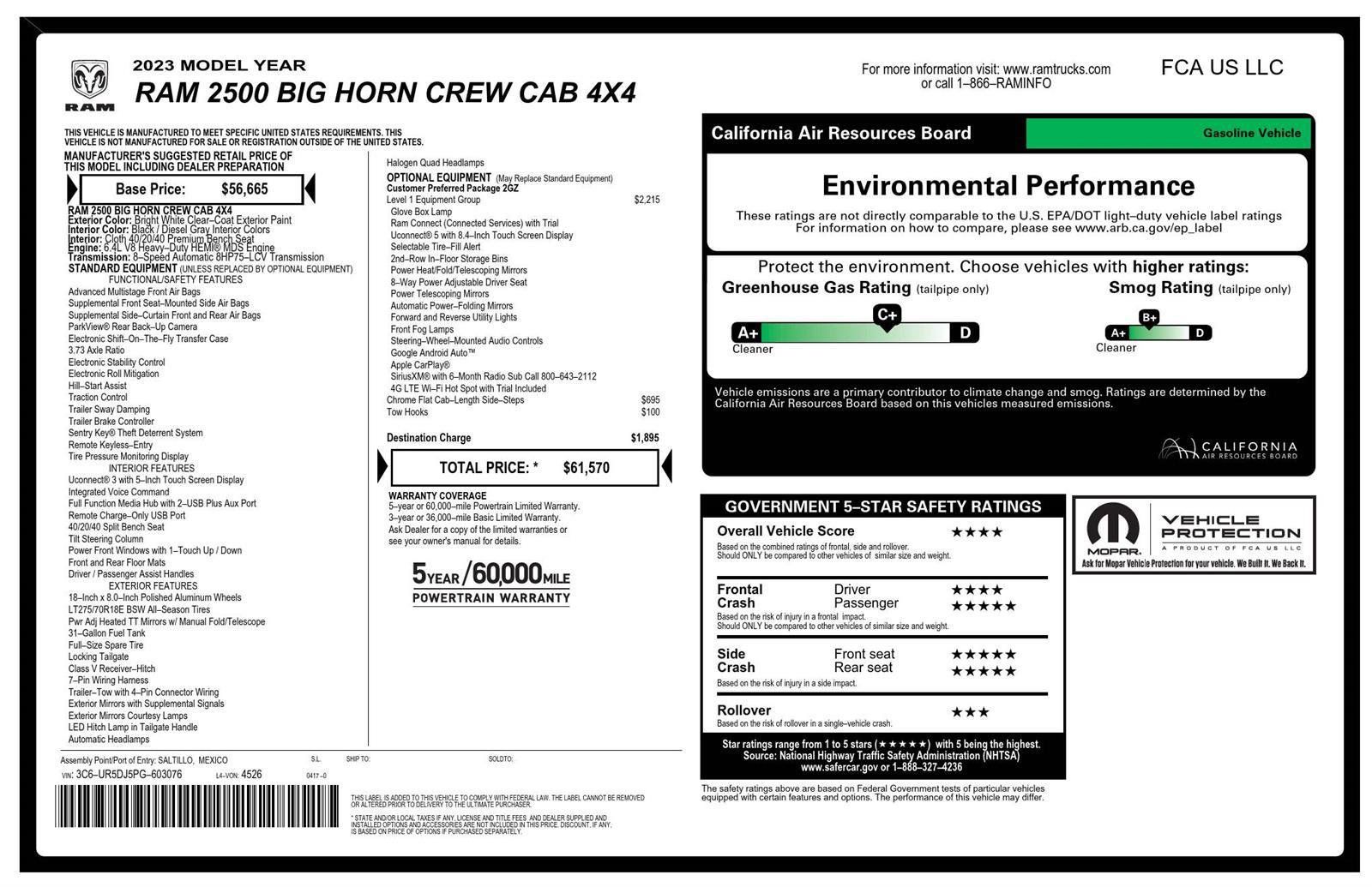 Used 2023 RAM 2500 Big Horn w/ Level 1 Equipment Group AWD/4WD image 38