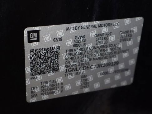 Used 2018 Chevrolet Tahoe 2WD w/ Remote Keyless Entry Package image 33