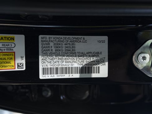 Certified 2022 Honda Accord Sport image 42