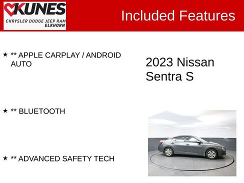 Used 2023 Nissan Sentra S image 2