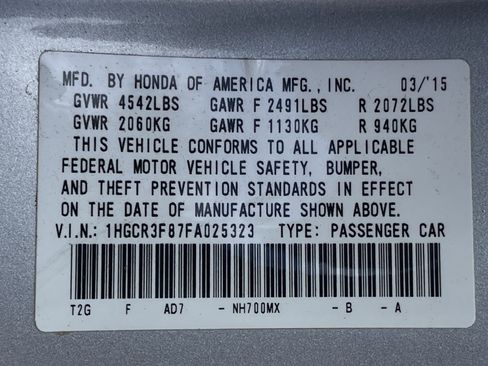 Used 2015 Honda Accord EX-L image 22