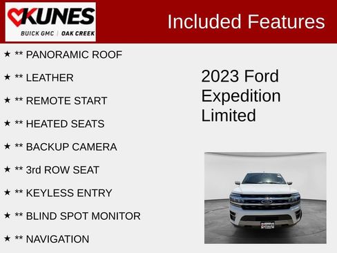 Used 2023 Ford Expedition Limited AWD/4WD image 2