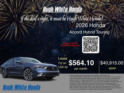 New 2026 Honda Accord Touring