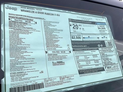 New 2026 Jeep Wrangler Unlimited Rubicon image 14