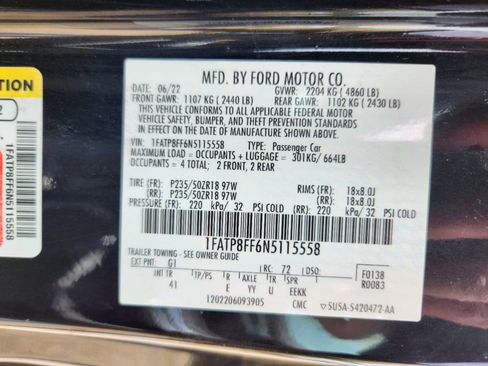 Used 2022 Ford Mustang GT Premium image 33