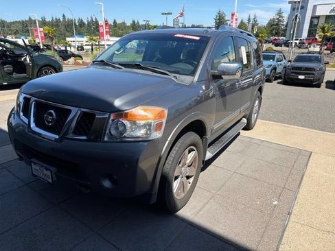 Used 2014 Nissan Armada Platinum w/ 2nd Row Captain Seat Package AWD/4WD image 2