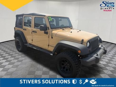 Used 2013 Jeep Wrangler Unlimited Sport w/ Mopar Black Appearance Group AWD/4WD image 3