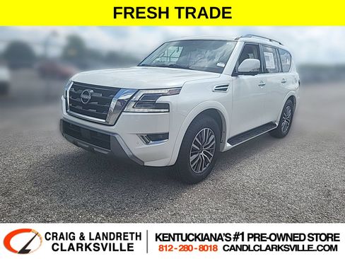 Used 2023 Nissan Armada SL w/ Captain's Chairs Package AWD/4WD image 1