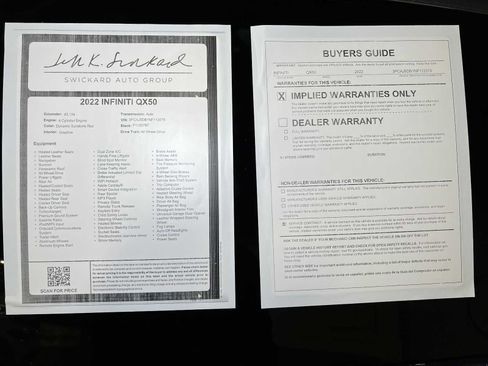 Used 2022 INFINITI QX50 Autograph image 44