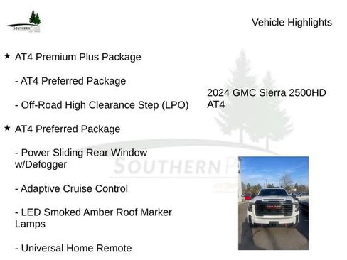 Used 2024 GMC Sierra 2500 AT4 w/ AT4 Premium Plus Package image 18