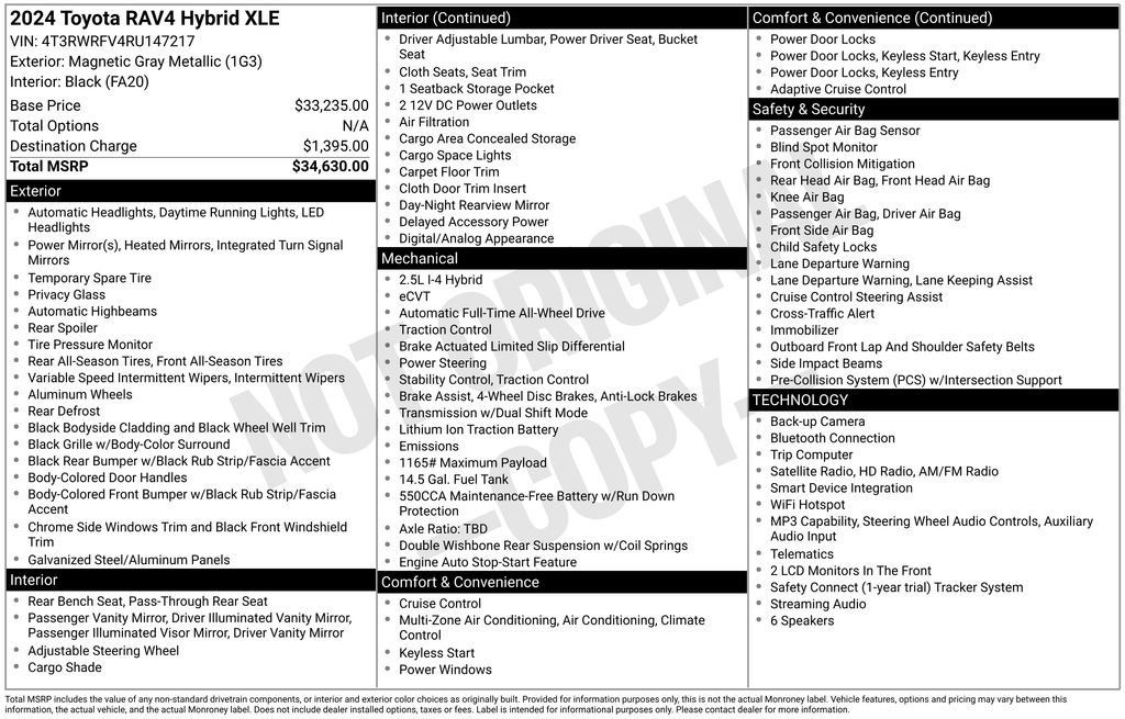 Certified 2024 Toyota RAV4 XLE AWD/4WD image 33
