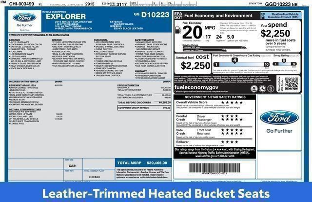 Used 2016 Ford Explorer XLT w/ Equipment Group 202A FWD image 47