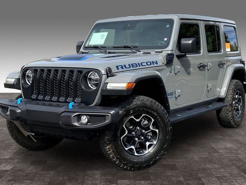Certified 2022 Jeep Wrangler Unlimited Rubicon 4xe w/ Safety Group image 1