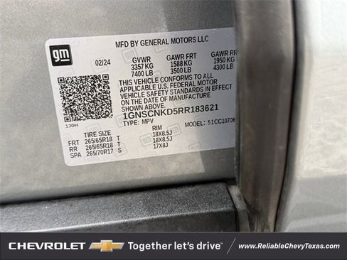 Certified 2024 Chevrolet Tahoe LT image 39