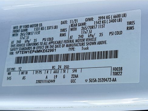 Certified 2021 Ford F150 XL AWD/4WD image 28
