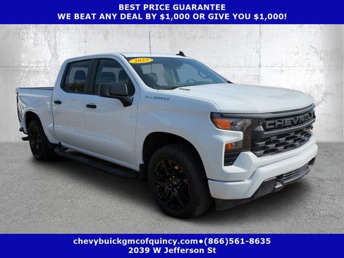 Used 2025 Chevrolet Silverado 1500 Custom w/ Turbomax Blackout Package image 1
