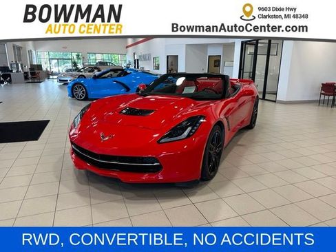 Used 2016 Chevrolet Corvette Stingray Convertible w/ 2LT Preferred Equipment Group RWD image 1