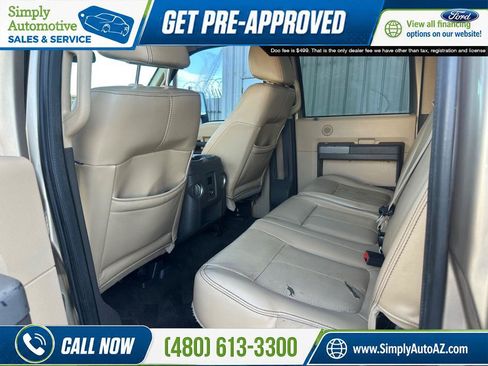 Used 2011 Ford F350 Lariat w/ Lariat Ultimate Pkg AWD/4WD image 15