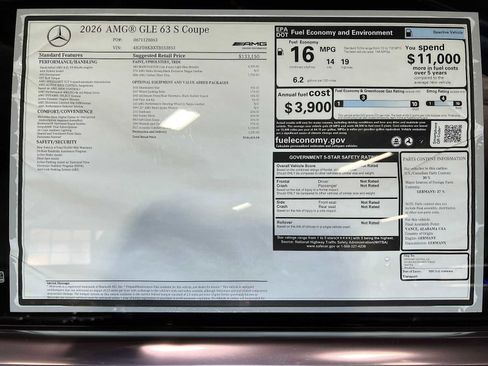 New 2026 Mercedes-Benz GLE 63 AMG S image 47