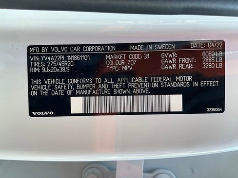 Certified 2022 Volvo XC90 T6 Inscription w/ Lounge Package image 37