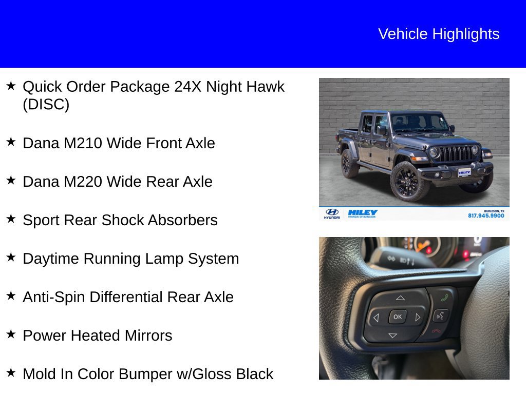 Used 2025 Jeep Gladiator Sport AWD/4WD image 9