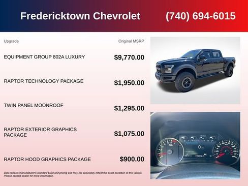 Used 2018 Ford F150 Raptor w/ Equipment Group 802A Luxury AWD/4WD image 5