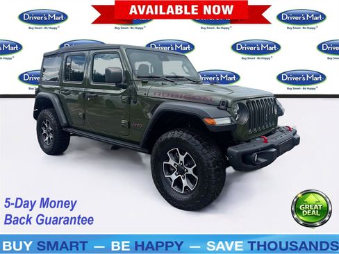 Used 2022 Jeep Wrangler Unlimited Rubicon w/ Steel Bumper Group image 1