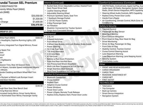 New 2026 Hyundai Tucson SEL image 18