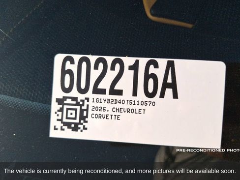 Used 2026 Chevrolet Corvette Stingray Preferred Cpe w/ 2LT RWD image 19