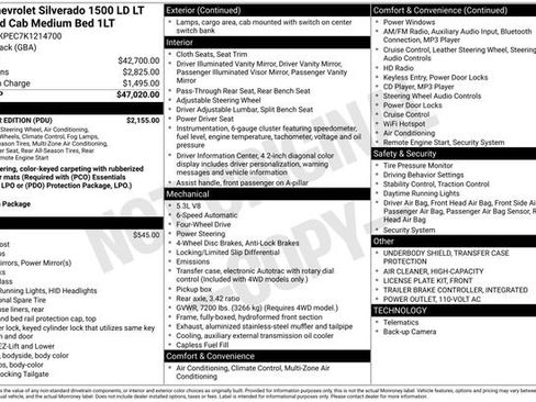 Used 2019 Chevrolet Silverado 1500 LT w/ All Star Edition image 35