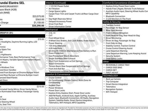 Used 2024 Hyundai Elantra SEL image 49