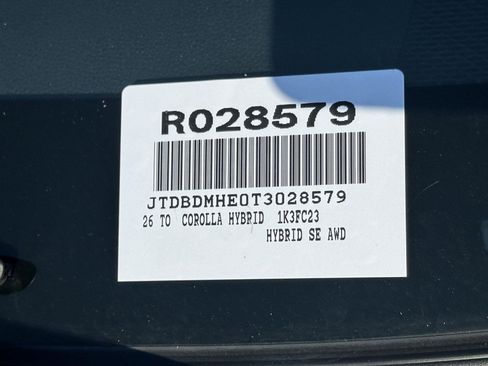 Certified 2026 Toyota Corolla SE w/ SE Premium Package AWD/4WD image 14