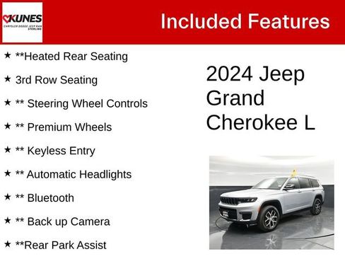 Used 2024 Jeep Grand Cherokee L Limited w/ Luxury Tech Group II image 5