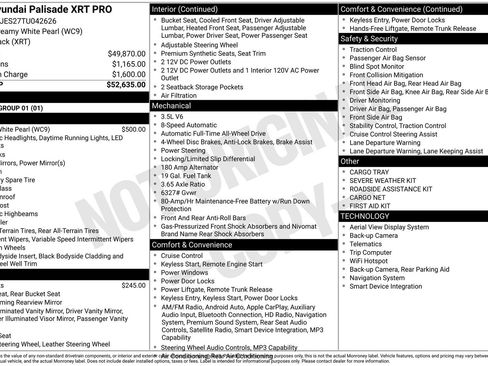 New 2026 Hyundai Palisade XRT Pro AWD/4WD image 4