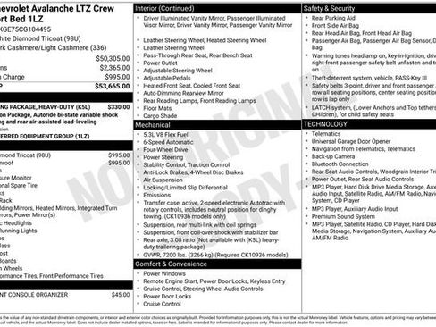 Used 2012 Chevrolet Avalanche LTZ AWD/4WD image 3