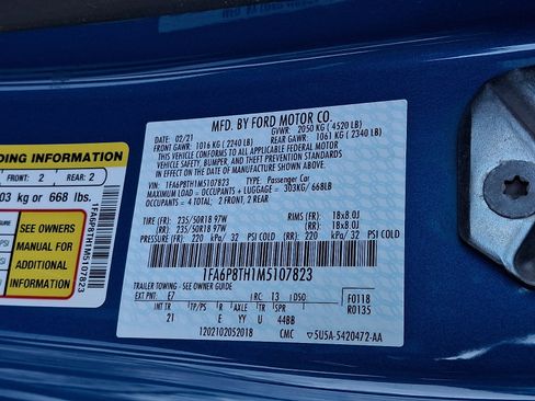 Certified 2021 Ford Mustang Coupe w/ Equipment Group 101A image 27