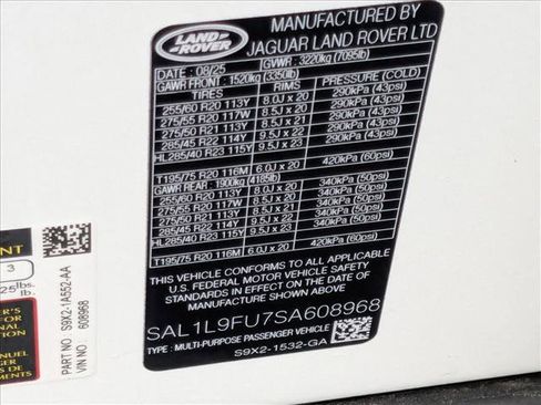 New 2025 Land Rover Range Rover Sport Dynamic SE image 19