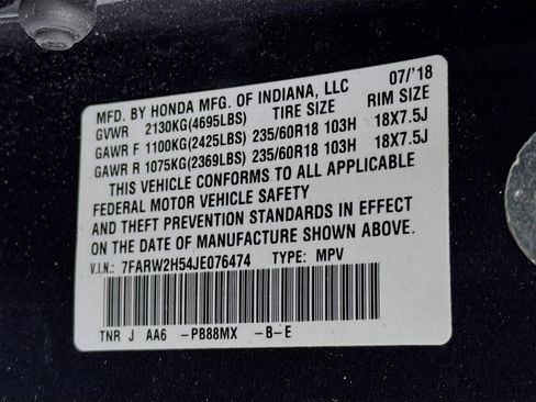 Certified 2018 Honda CR-V EX image 31