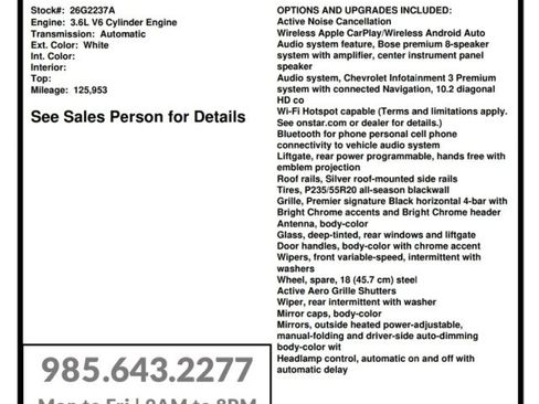 Used 2023 Chevrolet Blazer Premier w/ Driver Confidence II Package FWD image 32