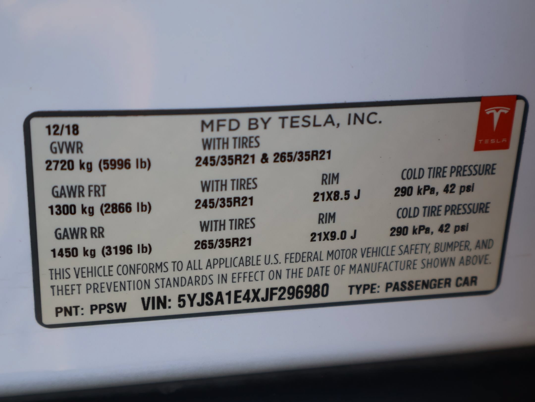 Used 2018 Tesla Model S P100D AWD/4WD image 31