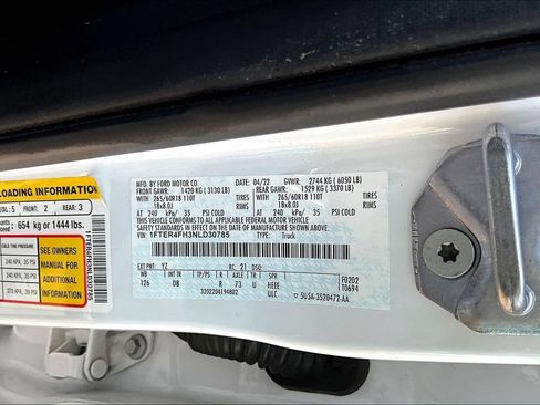 Certified 2022 Ford Ranger Lariat w/ Equipment Group 501A High AWD/4WD image 22