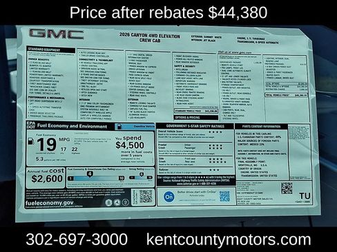 New 2026 GMC Canyon Elevation w/ Convenience Package AWD/4WD image 24
