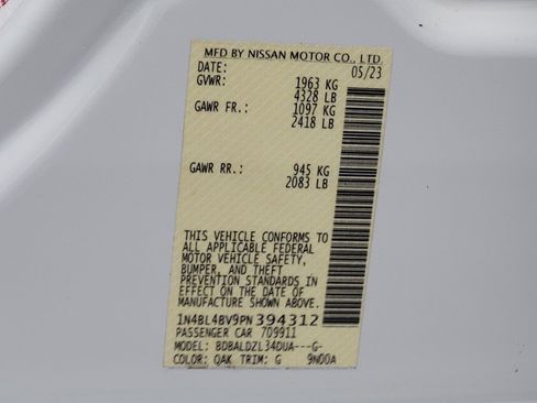 Used 2023 Nissan Altima 2.5 S FWD image 33
