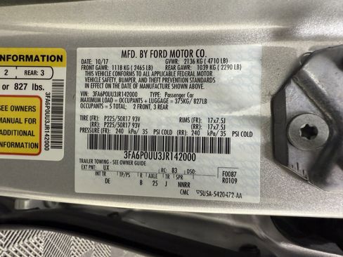 Used 2018 Ford Fusion S image 17