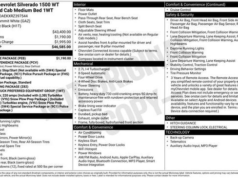 Used 2024 Chevrolet Silverado 1500 W/T w/ WT Value Package image 2