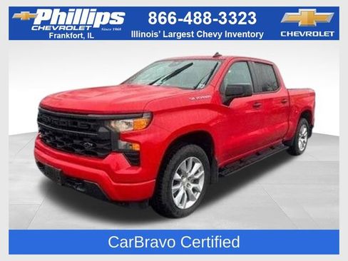 Certified 2023 Chevrolet Silverado 1500 Custom AWD/4WD image 1
