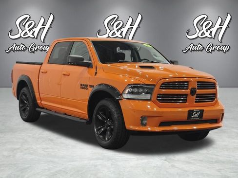 Used 2017 RAM 1500 Sport w/ Ignition Orange Sport Package AWD/4WD image 2